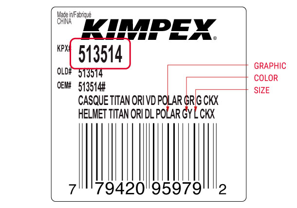 The product number is a 6-digit number written to the right of the KPX # indication.