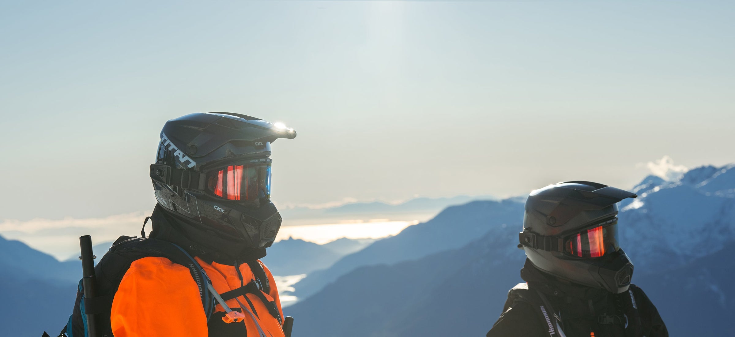 Snowmobile Titan Helmets