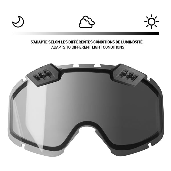 ビークレンズ CKX Photochromic 210° Goggles Lens with adjustable Ventilation