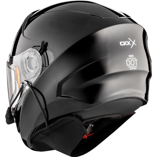 ★ ★ Nam Black Silver CKJ Reversible Helmet Shop HJC Motorcycle Half Helmut Cruiser Ghost Skulls / CS J-Tech