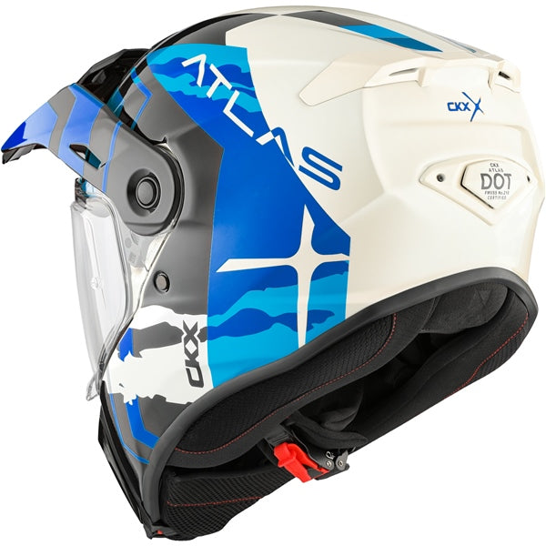ckx helmets motorcycle Mission AMS Claw Helmet, Orange/Blue / L / Electric CKX Contact Helmet w/ Electric Shield Matte Black 3XL (2025) CKX Atlas Dual Sport Helmet