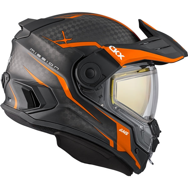 CKX Mission Free-Face Helmet - Carbon Fury – CKXgear